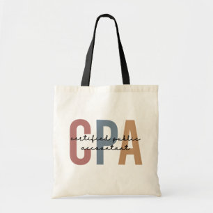 Retro CPA Certified Public Accountant Tote Bag