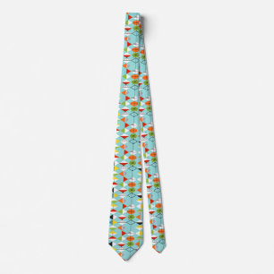 Rétro cravate de motif de harlequin