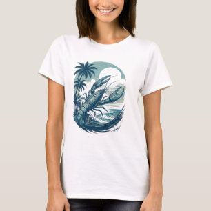 Retro Crawfish Tee for Women – Trendy Summer