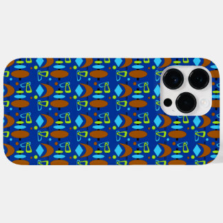 Retro Crescent Totem Shapes Case-Mate iPhone 14 Pro Max Case