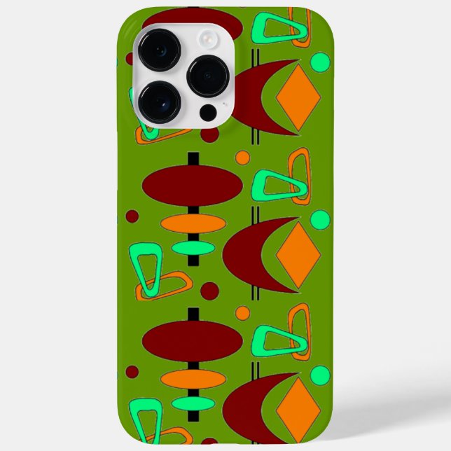 Retro Crescent Totem Shapes Case-Mate iPhone Case (Back)