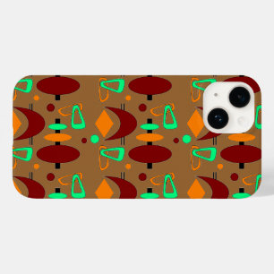 Retro Crescent Totem Shapes Case-Mate iPhone 14 Case