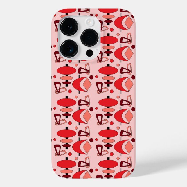 Retro Crescent Totem Shapes Case-Mate iPhone Case (Back)