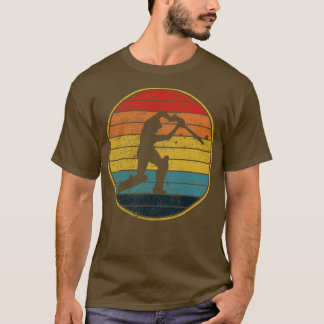 Retro Cricket Vintage Cricket Player T-Shirt