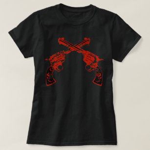 Retro Crossed Pistols T-Shirt