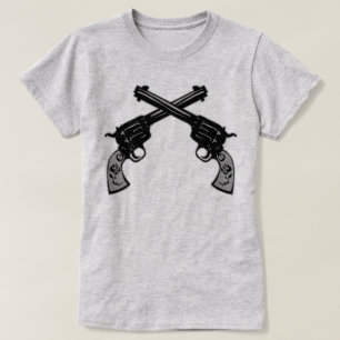 Retro Crossed Pistols T-Shirt