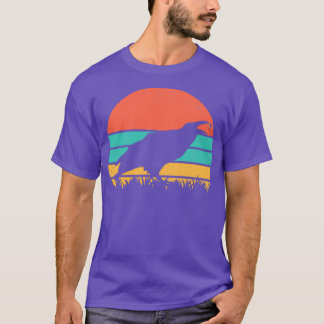 Retro Crow Vintage Raven Bird Lover Gift Women Men T-Shirt