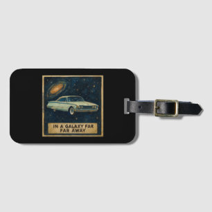 Retro Cruiser in Deep Space  Luggage Tag