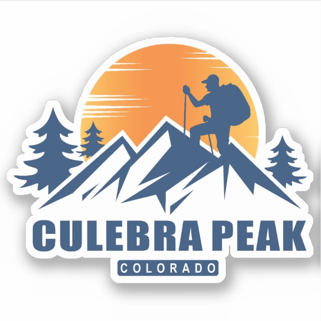 Retro Culebra Peak Hike T-Shirt (Front)