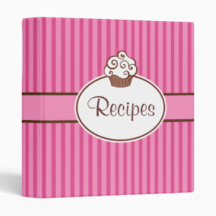 Retro Cupcake Cuisine Recette Cadeau Classeur