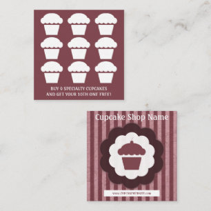 retro cupcake diamond loyalty punch