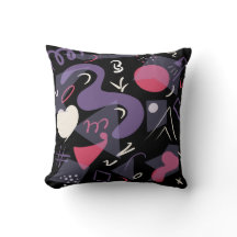 Retro cushion bright colors