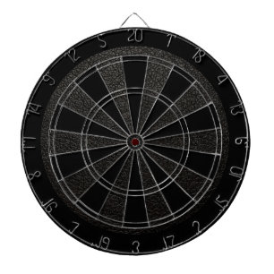Retro Custom Black Leather Dartboard