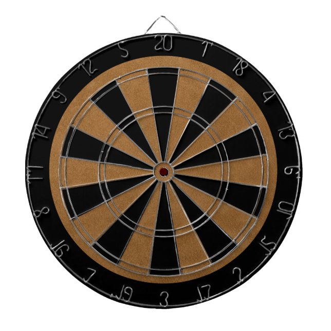 Retro Custom Suede Dartboard (Front)