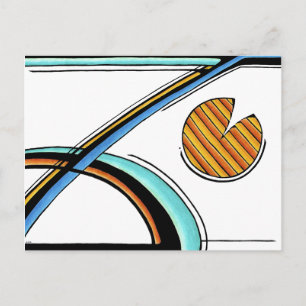 Retro   Customizable Postcard