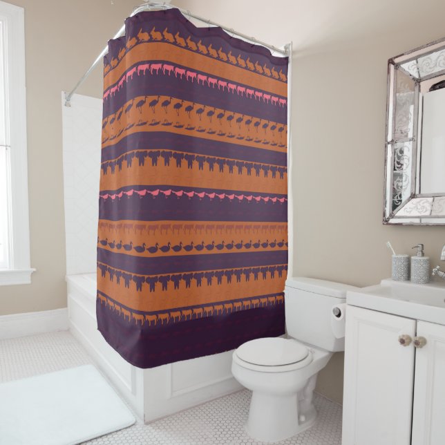 Retro Cute Animals Pattern #2 (In Situ)