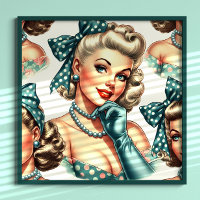 Retro Cute Classic Pinup