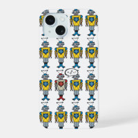 Retro Cute Funny Fun Toy Cartoon Talking Robots