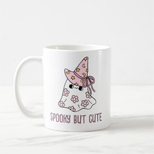 Retro Cute Girl Halloween Ghost Mug