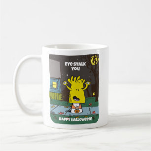 Retro Cute Monster Halloween Mug