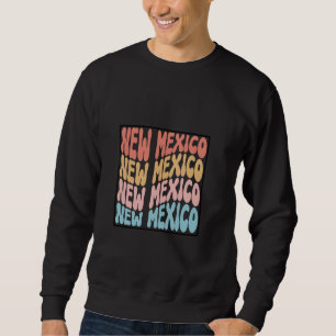 Retro Cute Stylish Trendy New Mexico State Pastel Sweatshirt