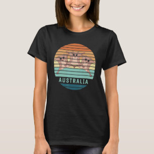 Retro Cute Sugar Glider Zoo Animal Australia T-Shirt