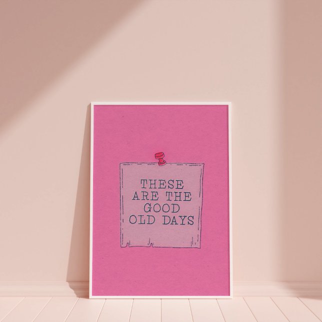 Retro Cute Trendy Quote Poster For Wall Art (Creator Uploaded)