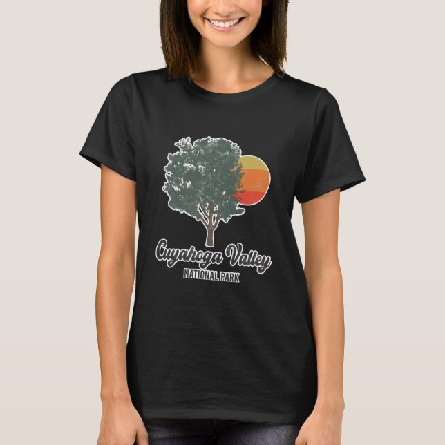 Retro Cuyahoga Valley National Park T-Shirt (Front)
