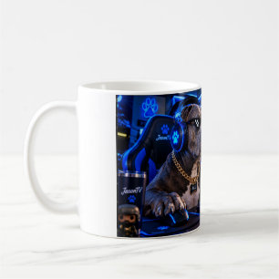 Retro Cyber Gamer - Ceramic Coffee Mug