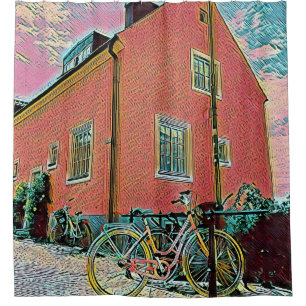 Retro cycling artwork