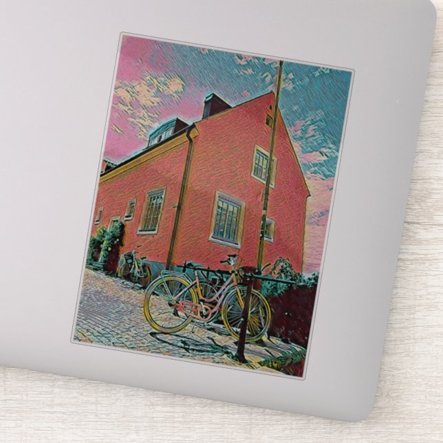 Retro cycling artwork (Detail)