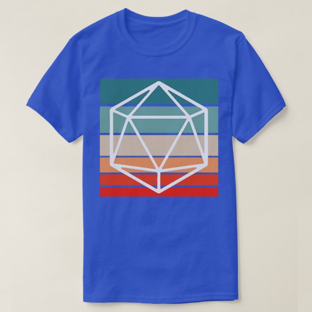 Retro D20 1 T-Shirt (Design Front)