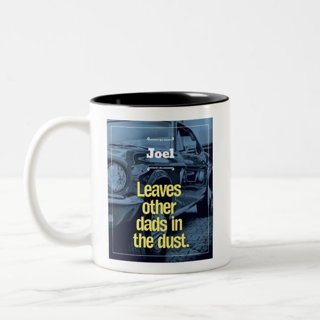 Retro Dad Car Mug (Left)