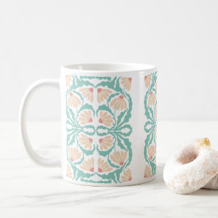 Retro Daisies Birth Flower April Coffee Mug