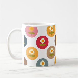 Retro Daisy Ado Fille café Mug