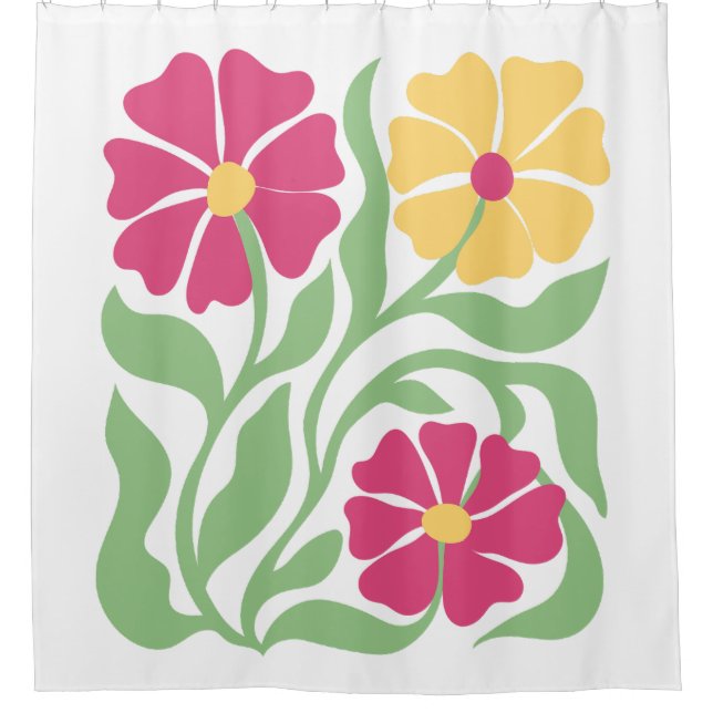 Retro Daisy Bloom Pattern | Modern Botanical  (Front)