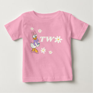 Retro Daisy Duck   Daisy 2nd Birthday Baby T-Shirt