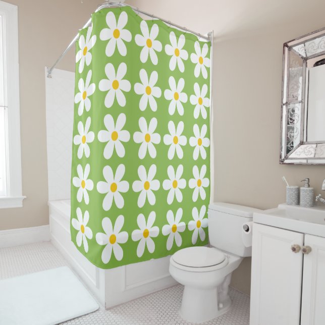 Retro Daisy Floral Pattern (In Situ)