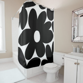 Retro Daisy Flowers in Black & White #1 #floral