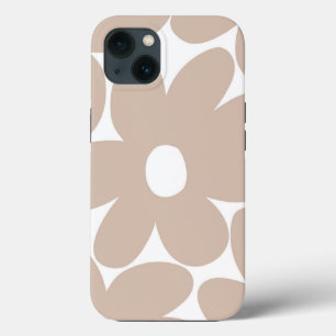 Retro Daisy Flowers in Dark Vanilla #1 #floral   iPhone 13 Case