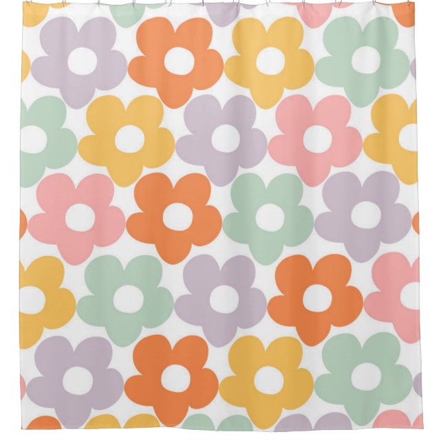 Retro Daisy Pattern Dream #1 #decor #art  (Front)
