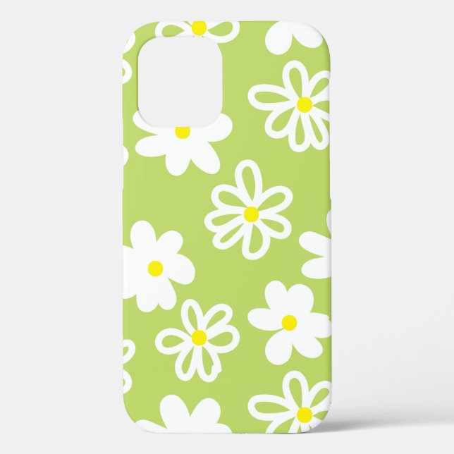 Retro Daisy Tough Case-Mate iPhone Case (Back)
