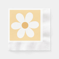Retro daisy yellow boho