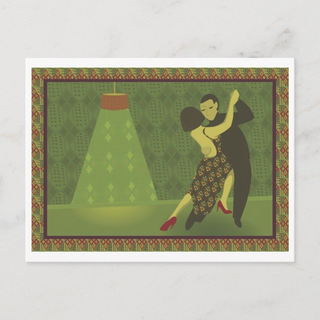 Retro Dance Post Card (Front)