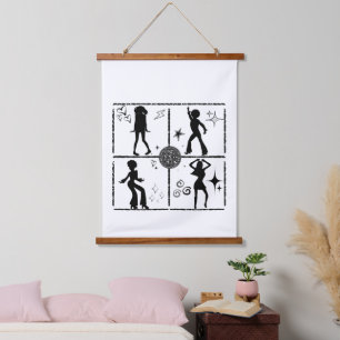 Retro Dance Wall.w Hanging Tapestry