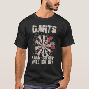 Retro Dartboard Dartboard 180 for Men Dart Players T-Shirt