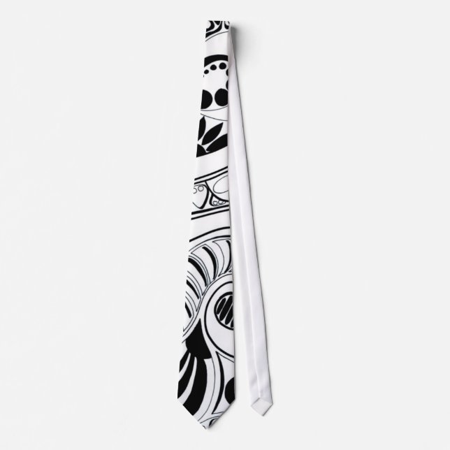Retro Dazzle Doodle Necktie (Front)
