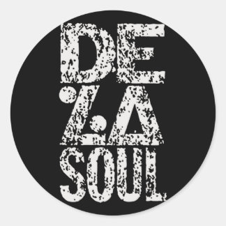 Retro De La Soul Cool Music Gifts For Fan Classic Round Sticker