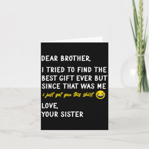 Retro Dear Brother I Tried To Find The  Card