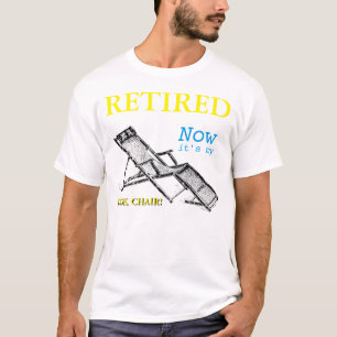 Retro Deckchair Retired Retirement Men Tee 2